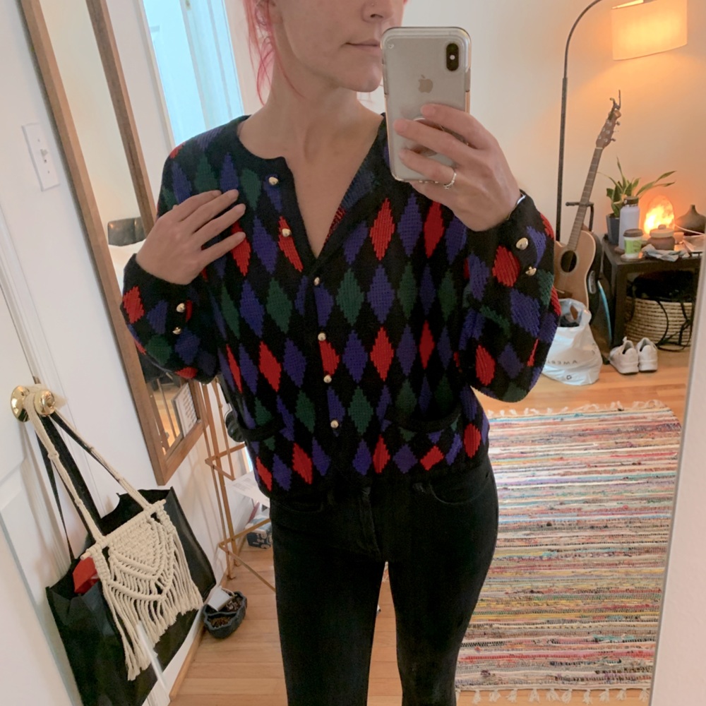 Vintage style Worthington sweater cardigan